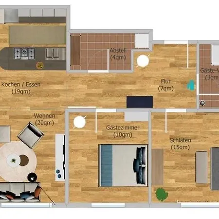 Appartement Parkvilla Schachen 7 - Tanne Lindau (Bodensee)